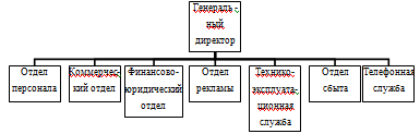Структура организации ООО «Холод»