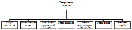 Организационная структура ООО «РДМ»