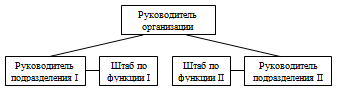 Линейно – функциональная структура управления