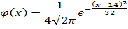 Плотность вероятности нормально распределенной случайной величины Х имеет вид